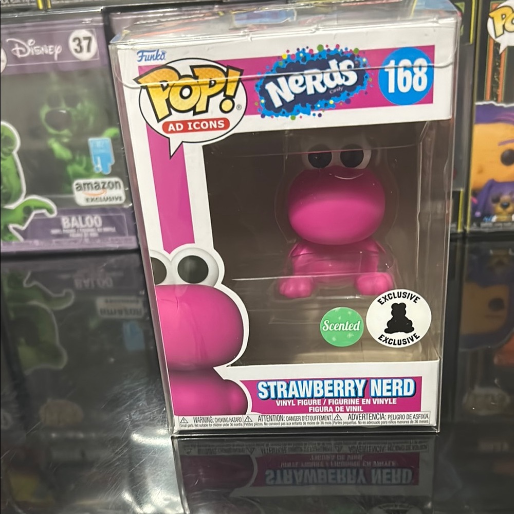Funko Pop! Ad Icons Strawberry Nerd Pink Vinyl Figure